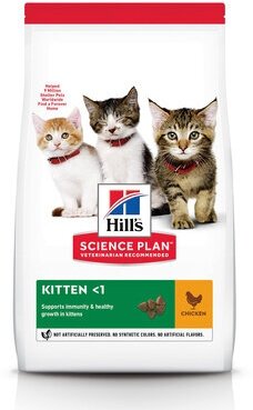 Hills Science Plan Сухой корм для котят с курицей (Kitten Chicken) 604046 0,3 кг 38230 (1 шт)