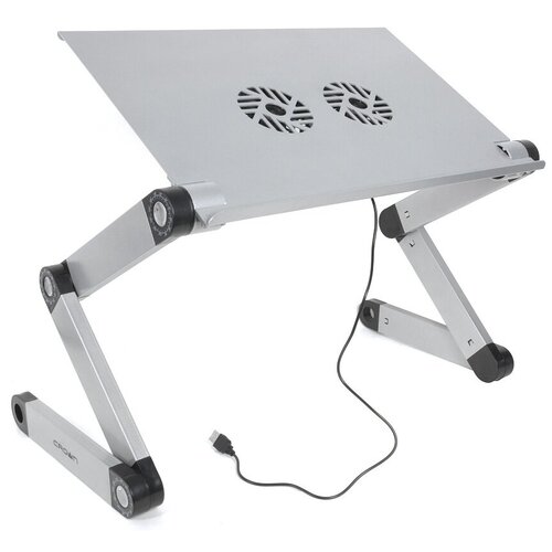 Подставка-столик под ноутбук CROWN MICRO CMLS-116 (silver) 17”