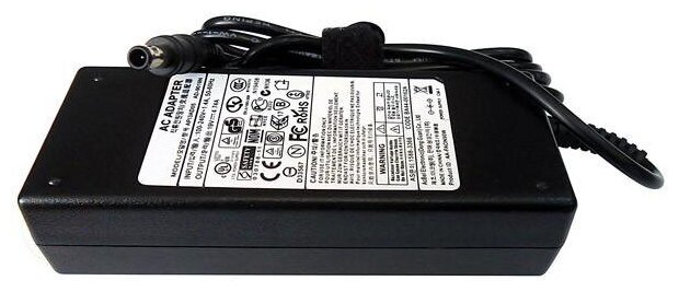 Блок питания для ноутбука Samsung AD-8019 AD-9019 AA-PA1N90W 4.74A 19V 90W разъем круглый 55 x 30 mm код AL190474C