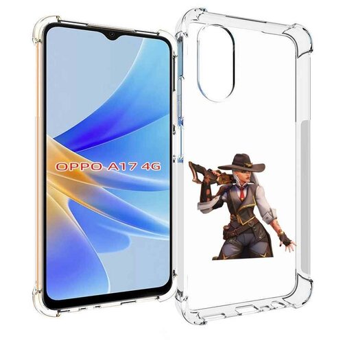 Чехол MyPads overwatch для OPPO A17 задняя-панель-накладка-бампер чехол mypads динозаврик для oppo a17 задняя панель накладка бампер