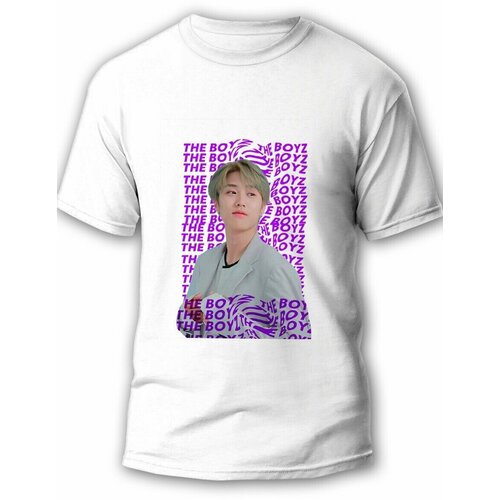 фото Футболка будь на стиле, футер, размер l, белый