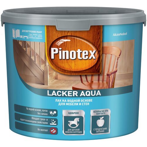 Pinotex Lacker Aqua, 2.7л, Глянцевый 70