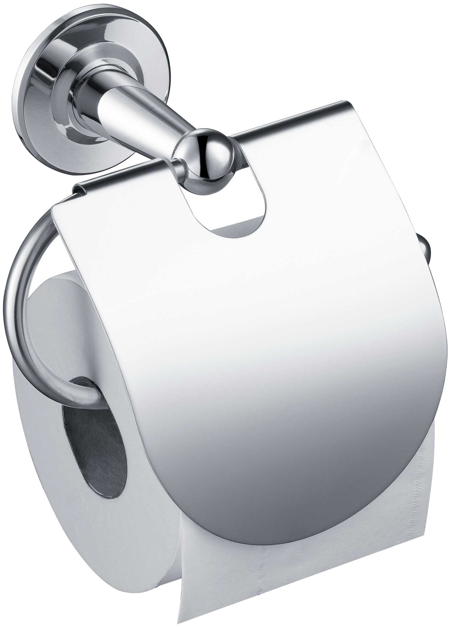 Держатель для туалетной бумаги Timo Nelson 160042/150042, хром, круглая форма - фото №3