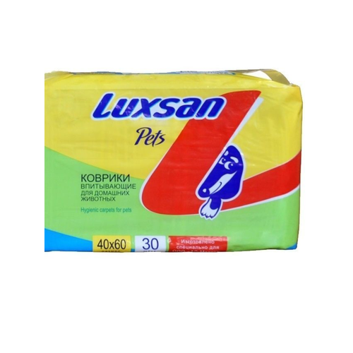 Впитывающие коврики Luxsan Normal для животных 60x40 см 30шт