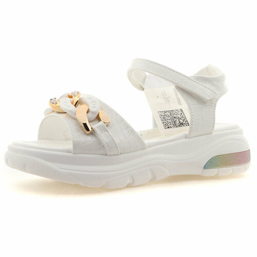 Босоножки Кумир, анатомическая стелька, размер 37, белый