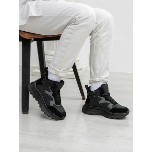 фото Кроссовки sopra footwear, полнота 6, размер 38, черный