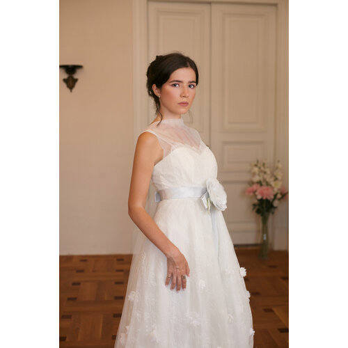 Свадебное платье , размер 44, белый