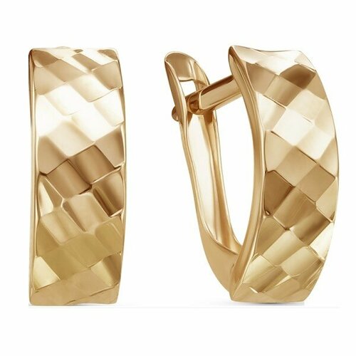 фото Серьги maskom, красное золото, 585 проба маском