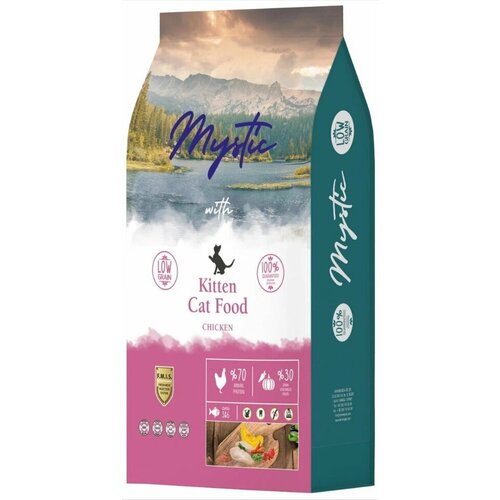 Mystic Kitten Cat Food Chicken сухой корм для котят с курицей - 1,5 кг