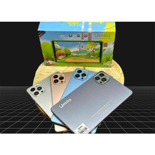 Детский планшет Umiio P25 планшет развлекательный с сим- картой Обучающий планшет для детей с чехлом стилусом и зарядкой серый 999000₽