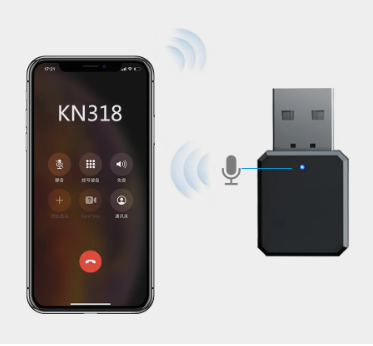 Bluetooth AUX аудио адаптер KN-318