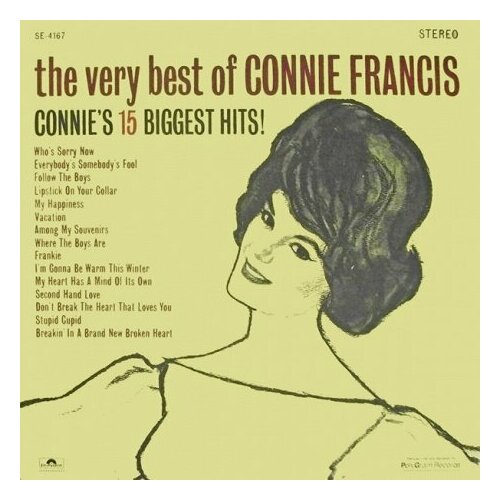 Старый винил, Polydor, CONNIE FRANCIS - The Very Best Of Connie Francis (Connie's 15 Biggest Hits) (LP , Used) старый винил the harmony collection connie francis portrait of a song stylist lp used