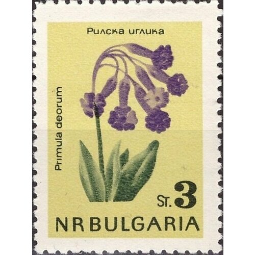 (1963-050) Марка Болгария Примула божественная Цветы III Θ