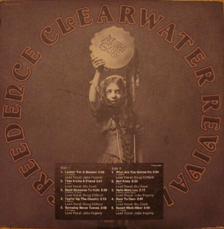 Старый винил, Fantasy, CREEDENCE CLEARWATER REVIVAL - Mardi Gras (LP , Used)