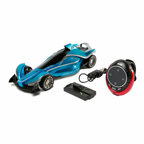 Гоночная машинка с голосовым управлением и пультом M.i.F. синий металлик