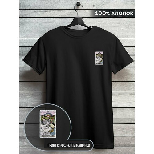 фото Футболка hypnotica, размер 2xl, черный