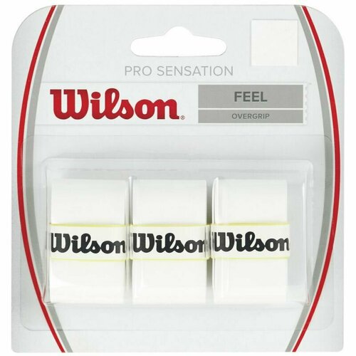 Обмотка Wilson Pro Sensation White намотка верхняя wilson pro overgrip sensation 12pk wh белый