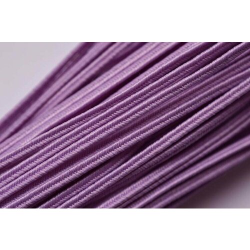 Шнур сутажный 2,5мм, цвет сиреневый №527017, 1 метр