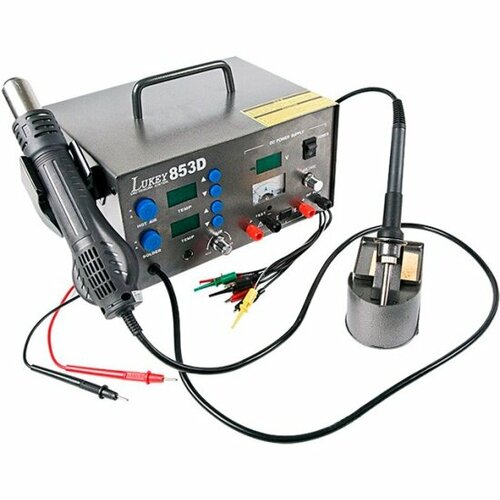 Паяльная станция блок питания Lukey 853D 3 в 1 091249 1949000₽
