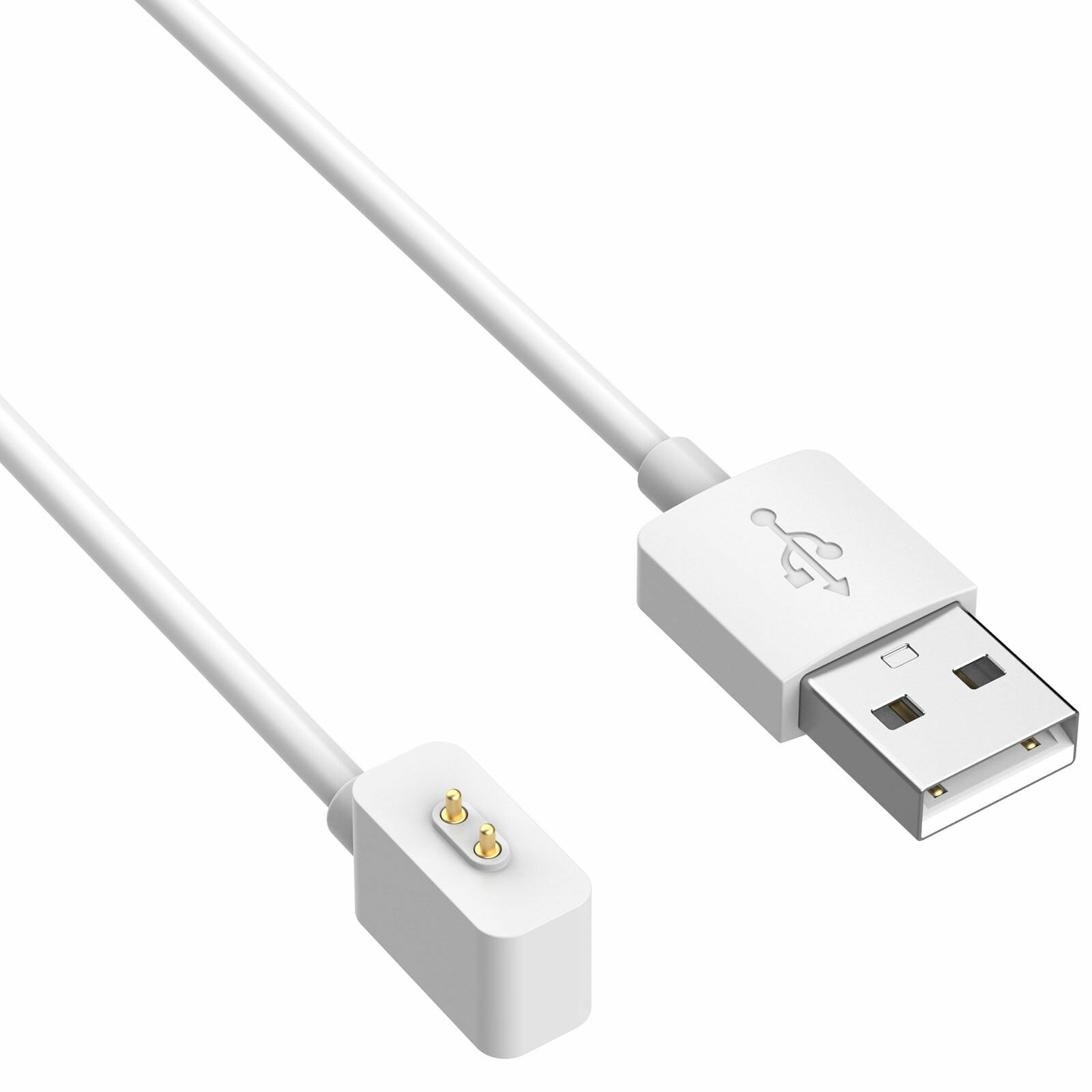 Зарядное USB устройство 1м для Xiaomi Smart Band 8 / Redmi Band 2, белое