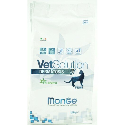 Monge VetSolution Cat Dermatosis корм сухой для кошек 1,5 кг - фото №10