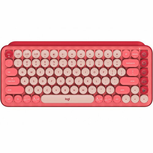 Клавиатура офисная Logitech POP Keys Heartbreaker (красный)