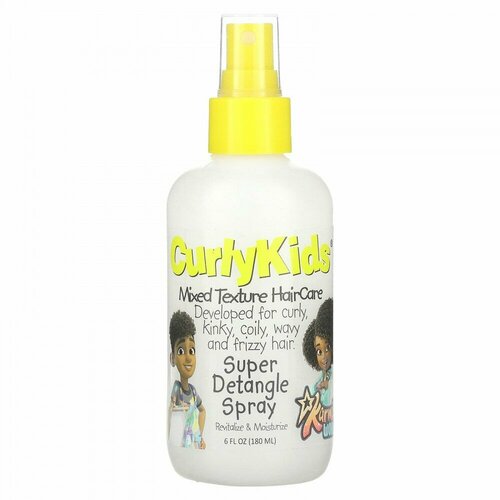 CurlyKids, Super Detangle Spray, 6 fl oz (180 ml)