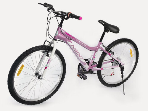 Изображение товара Велосипед NEXTbike N150, стальной, 18 скоростей, женский, 24", розовый