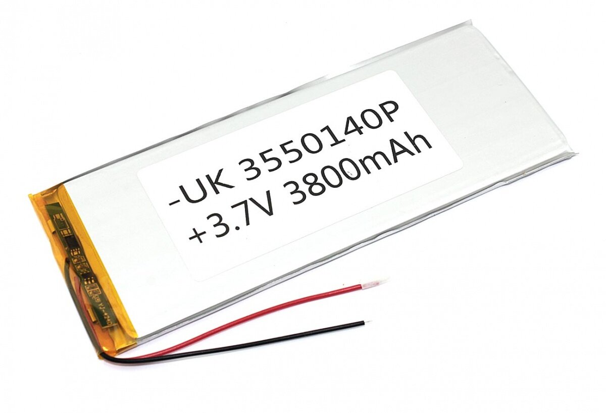 Аккумулятор Li-Pol (батарея) 3.5x50x140mm 2pin 3.7V/3800mAh