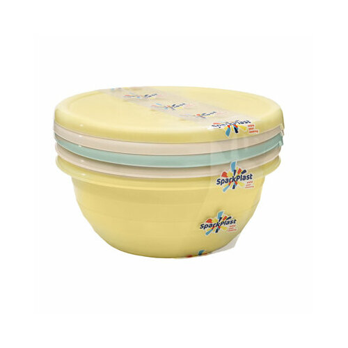 Набор мисок 3 шт 2,1л с крышкой