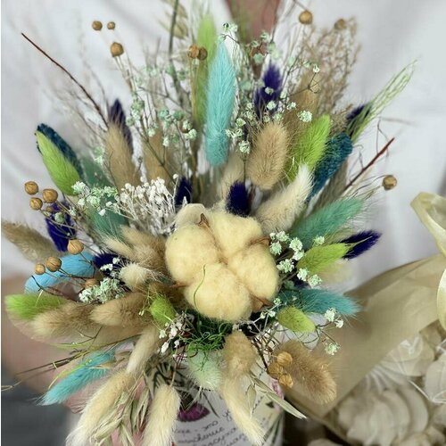 Композиция из сухоцветов Венский завтрак