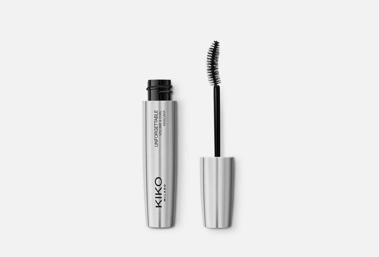 Стойкая подкручивающая тушь с анатомической щёточкой UNFORGETTABLE VOLUME & CURL MASCARA