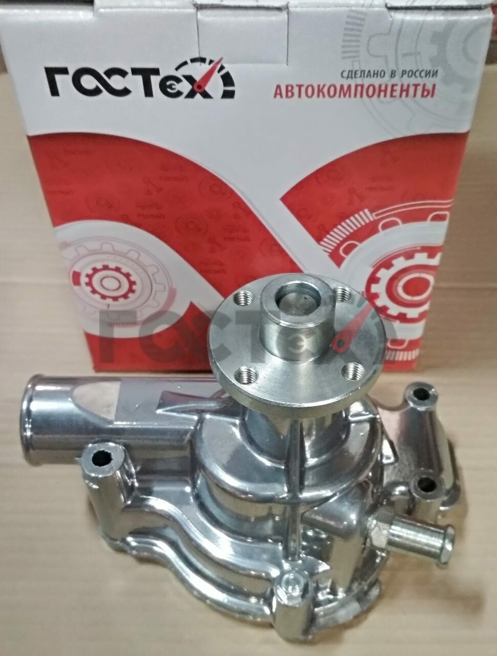 фото Насос водяной для а/м Газ дв.402 подш, сальник н/обр. с креп. (Гостех)