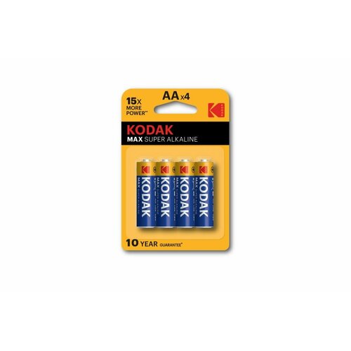 Батарейки Kodak LR6-4BL MAX SUPER Alkaline KAA-4 4 шт