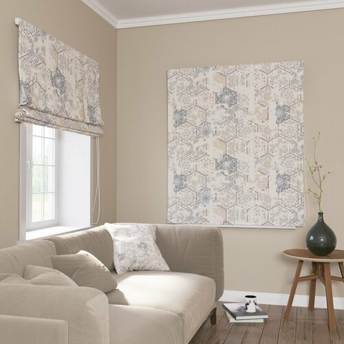 Римская штора арт. 1685 Ш120xВ160 см. Блэкаут, цепочное управление