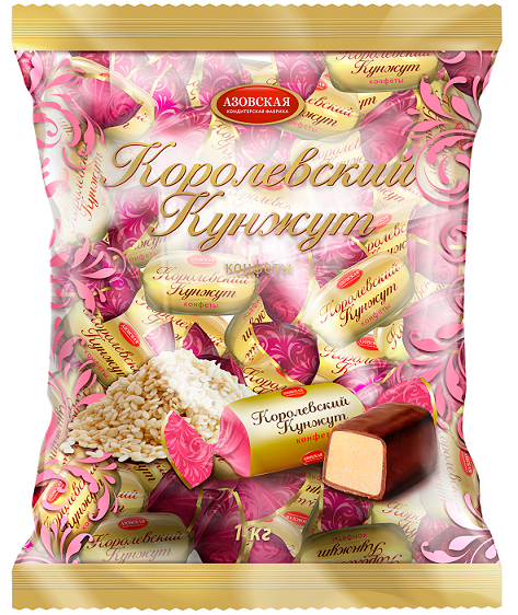 Конфеты помадные глазированные "Королевский кунжут" 250 гр.