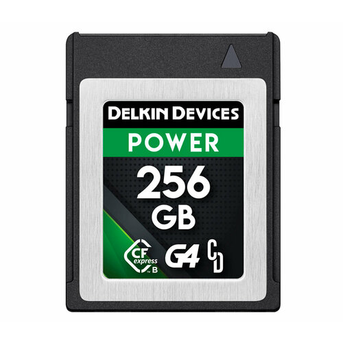 Карта памяти Delkin Devices CFexpress Type B 256GB Power G4 карта памяти delkin devices power cfexpress type b g4 650gb