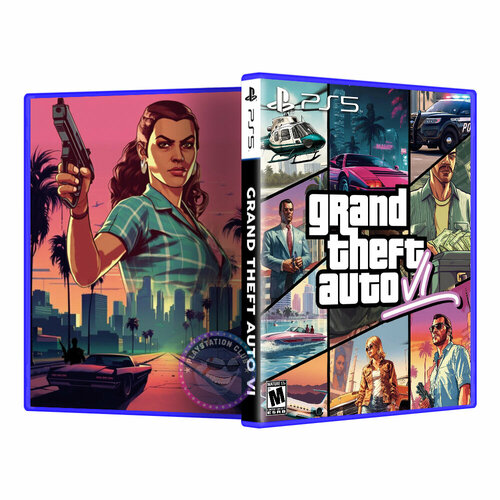 Эксклюзивная обложка PS4 для GTA 6 Grand Theft Auto №1