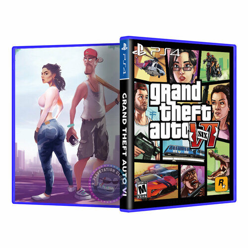 Эксклюзивная обложка PS4 для GTA 6 Grand Theft Auto №3