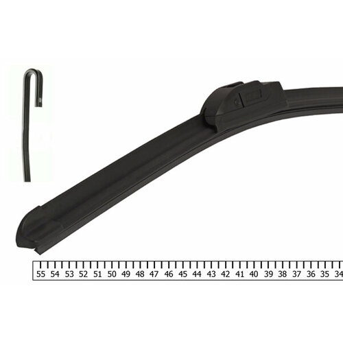 Щетка стеклоочистителя Hallo 550 мм Hook HW100550U ( L )