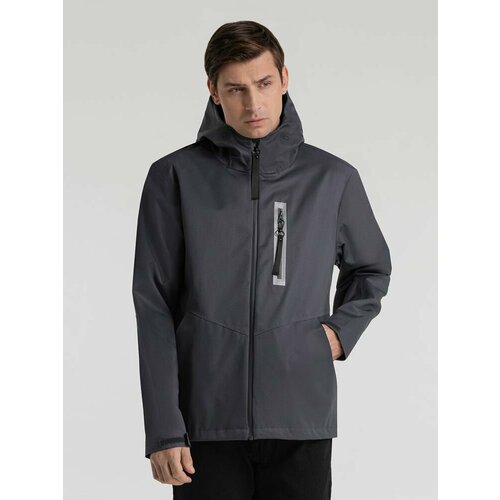 Куртка MANEVR, размер 2XL, серый свитшот manevr размер 2xl серый