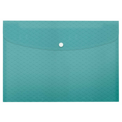 Папка-конверт для документов на кнопке Esselte Colour'Breeze, ПП, формат A4+, 3 шт. в уп, синий