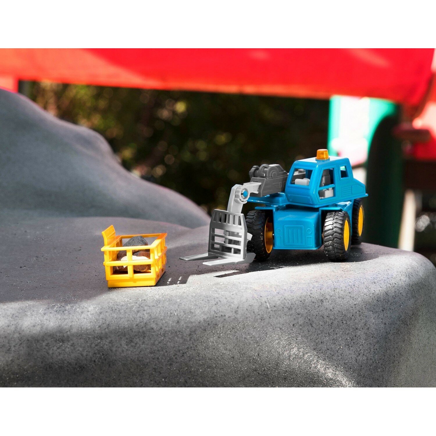 Машинка Driven Micro Автопогрузчик, синий с желтым (WH1016Z) - фото №5