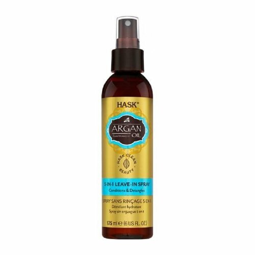 Спрей несмываемый 5-в-1 с аргановым маслом Hask Argan Oil Repairing 5 In 1 Leave-In Conditioner, 175 мл.