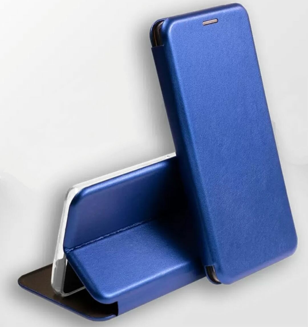 Xiaomi Redmi 9T синий чехол-книжка эко-кожа для ксиоми редми 9т книга сяоми с функцией подставки на магните