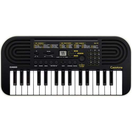 Синтезатор Casio SA-51 32клав черный 12380₽