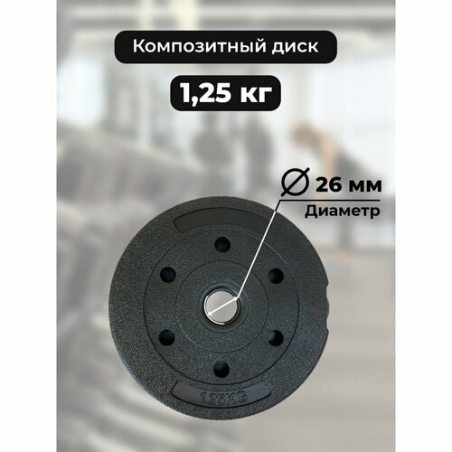 Пластиковый диск BARFITS D26 125кг 1181160631 586₽