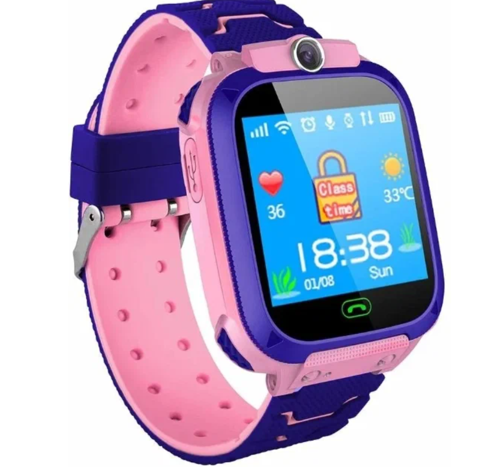 Детские смарт часы Happine GSM звонки, фото, кнопка SOS / pink