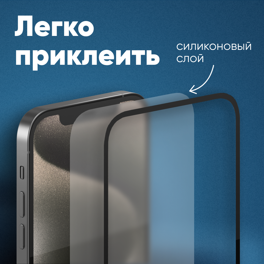 Набор защитных стекол для Samsung Galaxy A30S / A50 / A30 / A20 c полным покрытием, серия Стеклофф Base, 2 шт