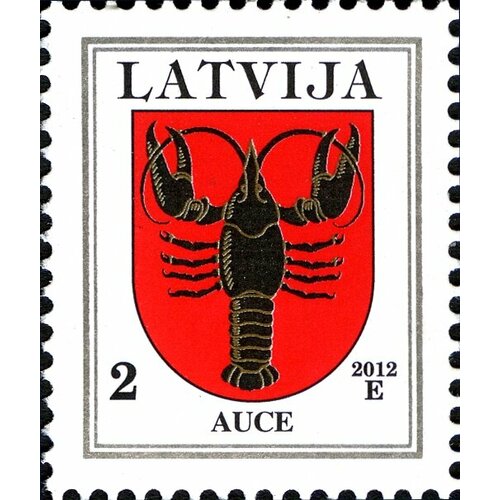 Почтовые марки Латвия 2012г. Гербы Латвии - Ауце Гербы, Раки MNH